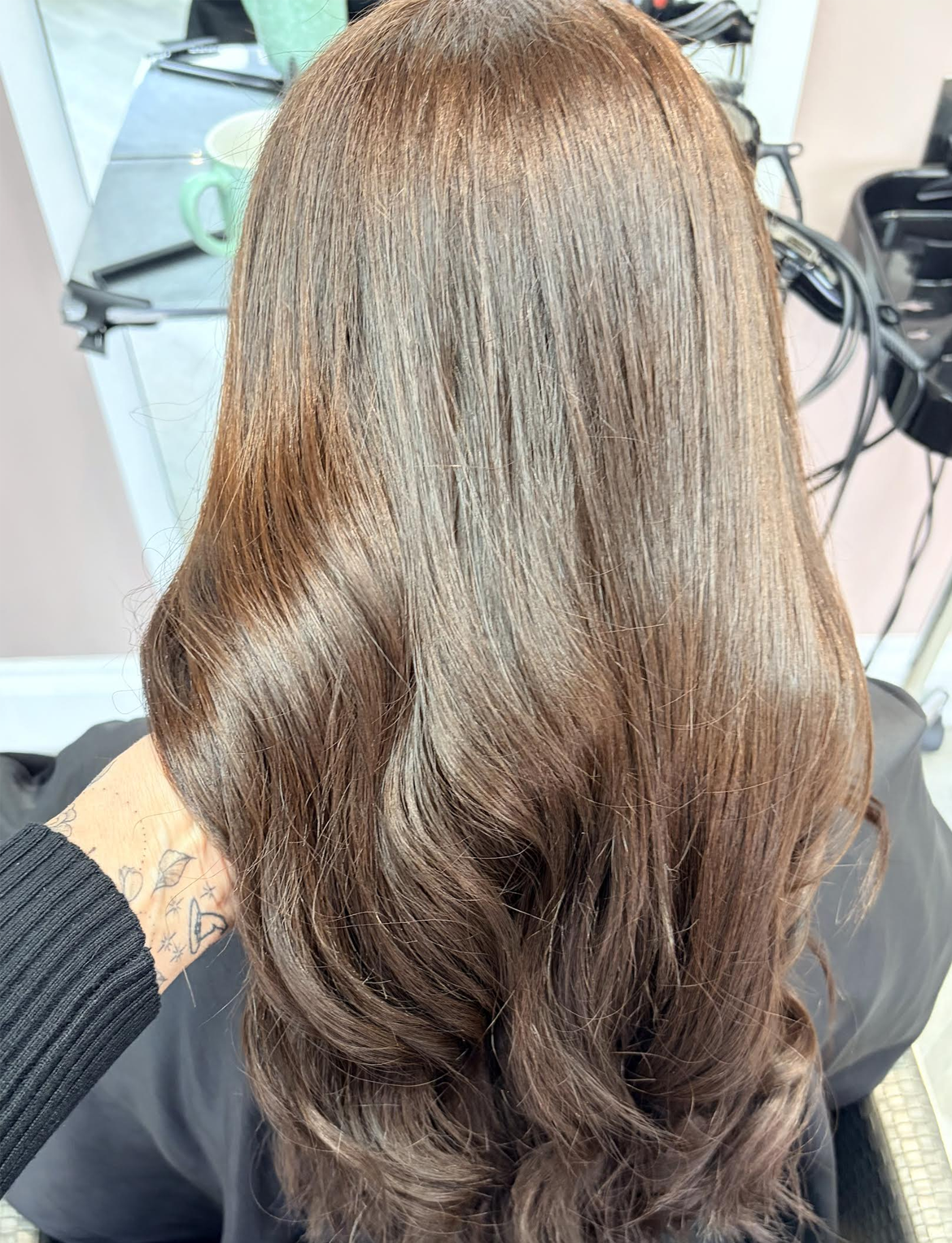 tangled hair